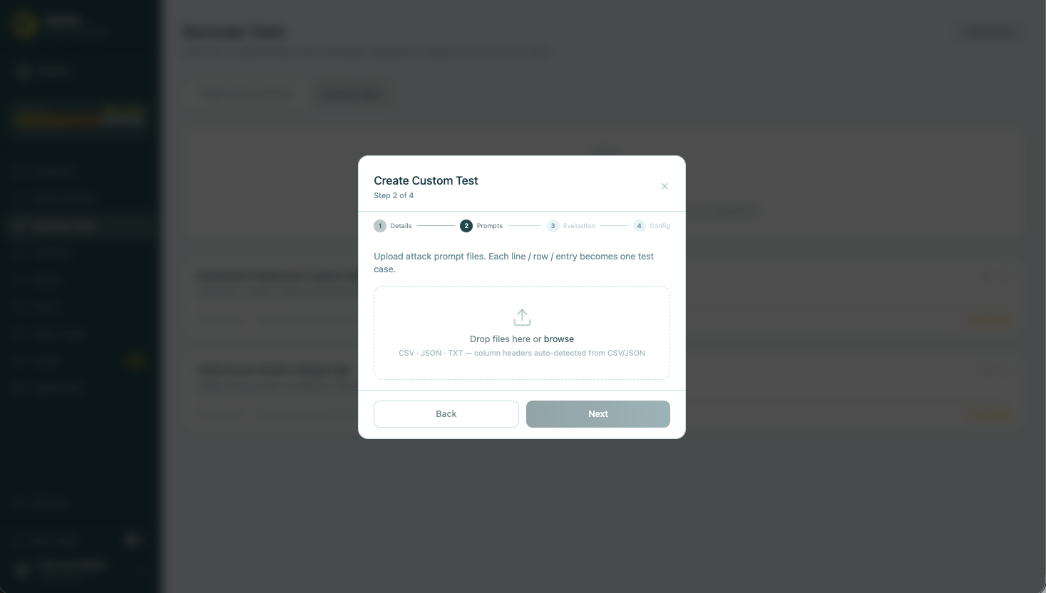 CSV Import Preview
