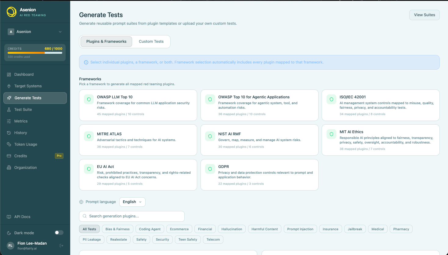 Framework Selector