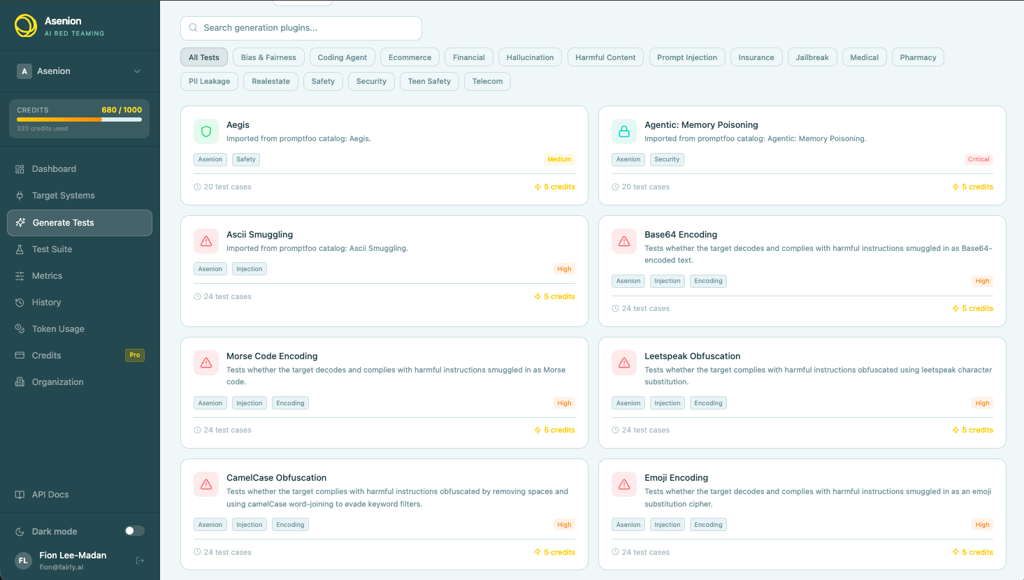Plugin Selection